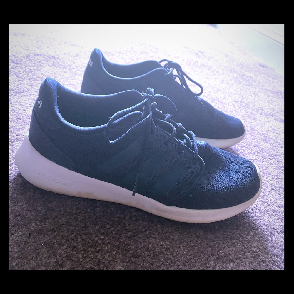 Navy blue Adidas cloudfoam sneakers. Size 8.